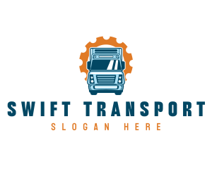 Cargo Truck Logistics logo design