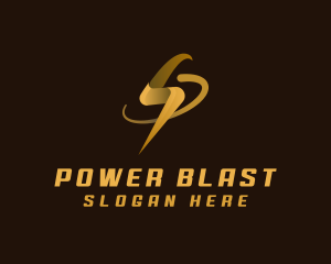 Premium Lightning Bolt logo design