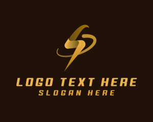 Battery - Premium Lightning Bolt logo design