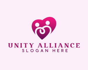 Union - People Family Heart logo design