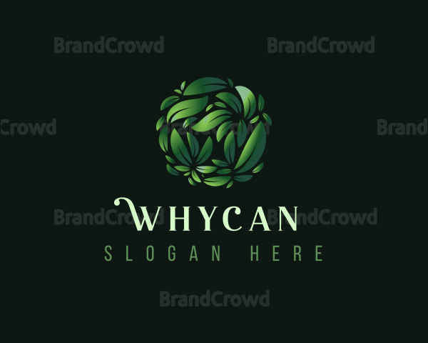 Organic Gardening Leaf Logo