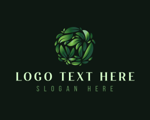 Environmental - Organic Gardening Leaf logo design