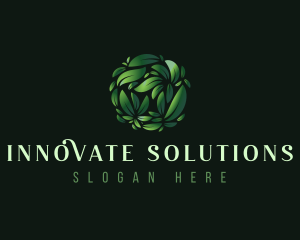 Organic Gardening Leaf Logo