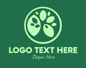 Flower - Green Ecology Leaves logo design