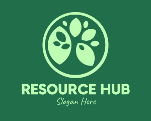 Resources - Green Ecology Leaves logo design