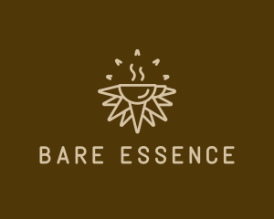 Brown Sunrise Cafe logo design