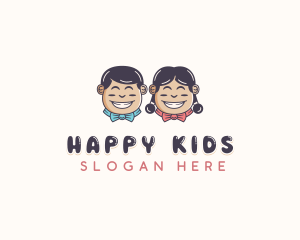 Preschool Kids Childcare logo design