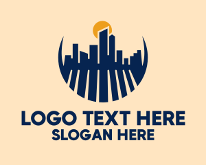 Skyline - Shadow Urban City logo design
