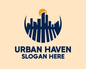 Shadow Urban City logo design