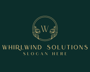 Floral Wellness Spa logo design