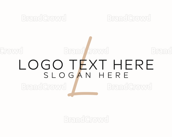 Elegant Business Letter Logo