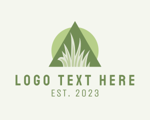 Worker - Grass Garden Lawn Turf logo design