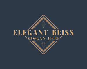 Elegant Diamond Jewelry Logo