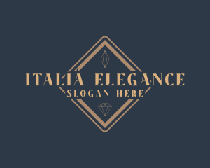 Elegant Diamond Jewelry logo design