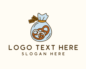 Bakery - Pretzel Wheat Bakery logo design
