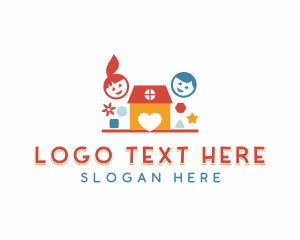 Kindergarten - Kindergarten Kids Learning logo design