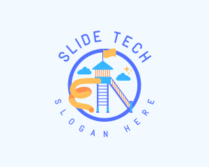 Slide - Children Playground Park logo design