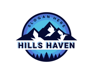 Mountain Adventure Camping logo design