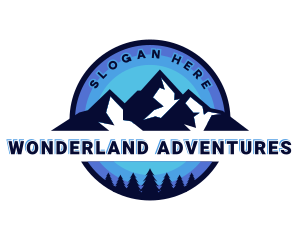 Mountain Adventure Camping logo design