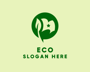 Eco Friendly Flag Logo
