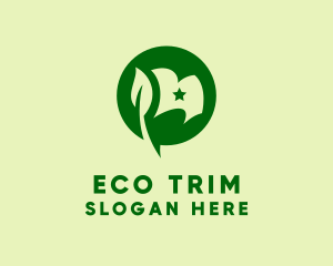 Eco Friendly Flag logo design