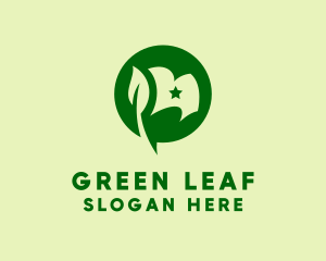 Eco Friendly Flag logo design