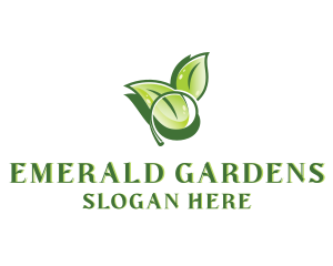 Organic Leaf Gardening logo design