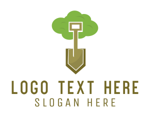 Tree Planting Shovel  Logo