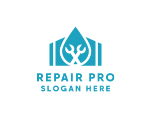 Plumbing House Repair logo design