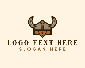 Armor - Viking Warrior Helmet Costume logo design