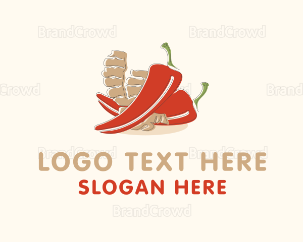 Ginger Chili Pepper Logo