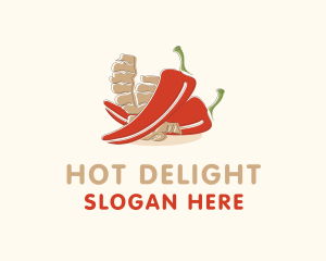 Ginger Chili Pepper logo design