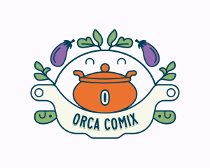 Restaurant Cooking Pot Logo