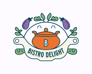 Restaurant Cooking Pot logo design