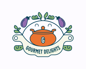 Restaurant Cooking Pot logo design