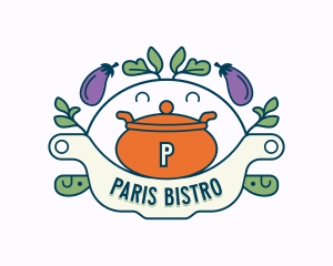 Restaurant Cooking Pot logo design