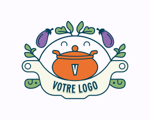 Cooking - Restaurant Cooking Pot logo design