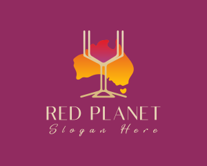 Red Wine Australia logo design