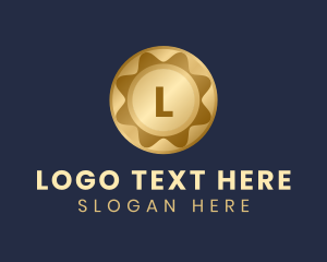 Coin - Gold Coin Lettermark logo design