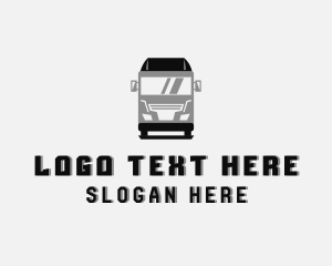 Trucker - Freight Cargo Trucking logo design