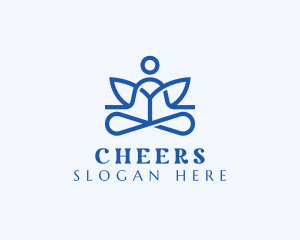 Wellness Yoga Meditation Logo