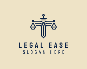 Sword Scales Legal logo design