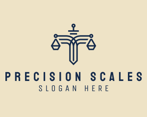 Scales - Sword Scales Legal logo design