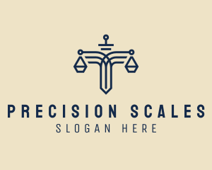 Sword Scales Legal logo design