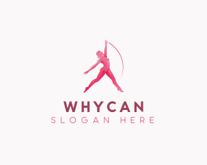 Woman Fitness Dance Logo