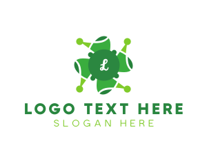 Cosmic - Clover Leaf Saint Patrick logo design