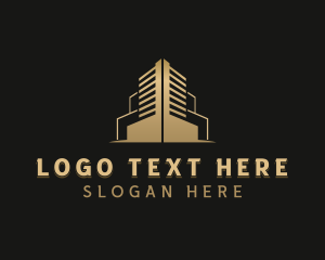 High Rise - Real Estate Building Property logo design