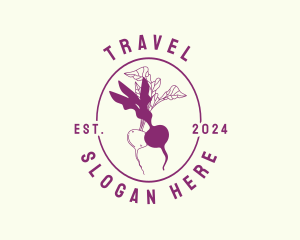 Beet Vegetable Farm Logo