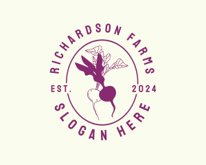 Beet Vegetable Farm logo design