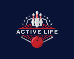 Sports - Bowling Sport Game logo design